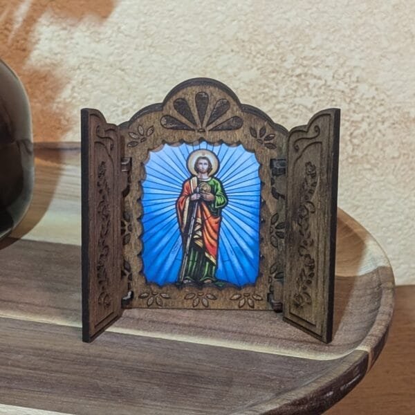 Nicho Saint Jude Mexican Frame Display