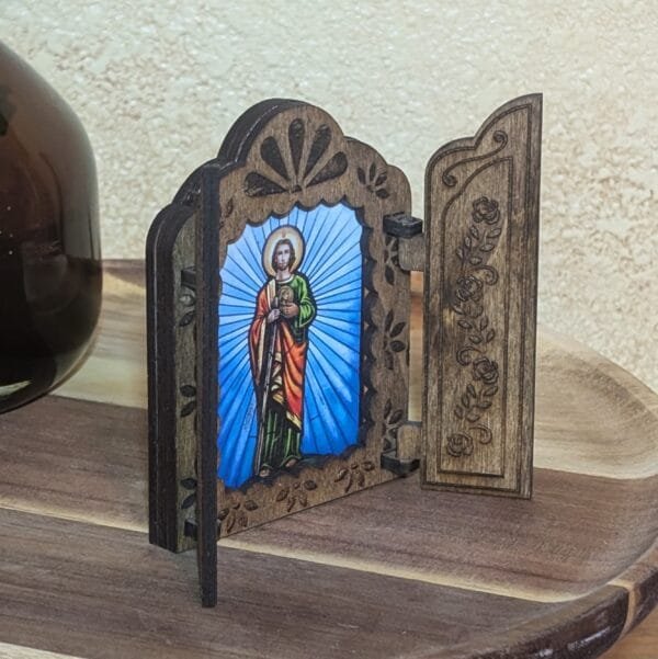 Nicho Saint Jude Mexican Frame Display - Image 3