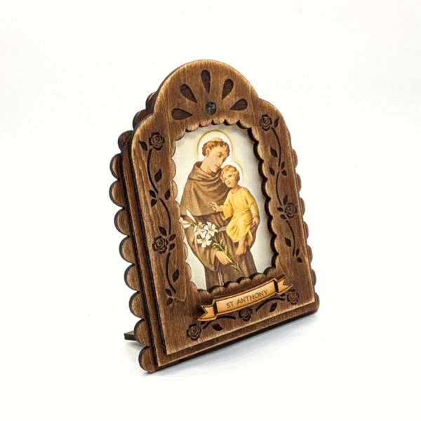 Saint Anthony Retablo Mexican Frame Display